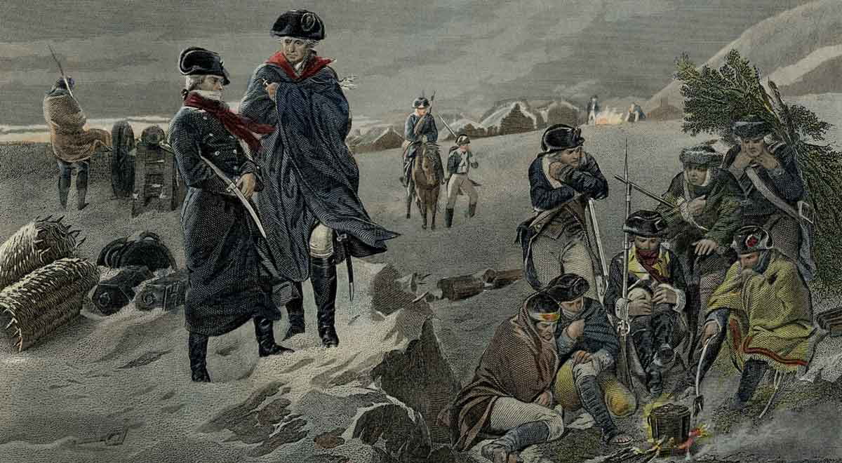 the winter of valley forge washington