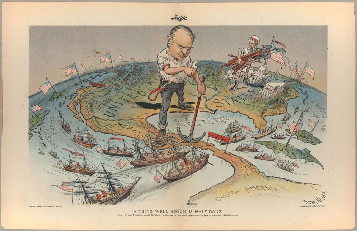 us latin america imperialism political cartoon gillam