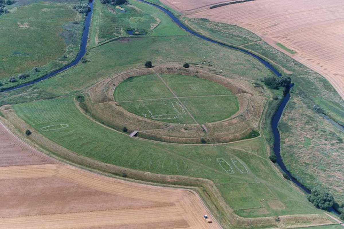 viking archaeology denmark trellborg fortress