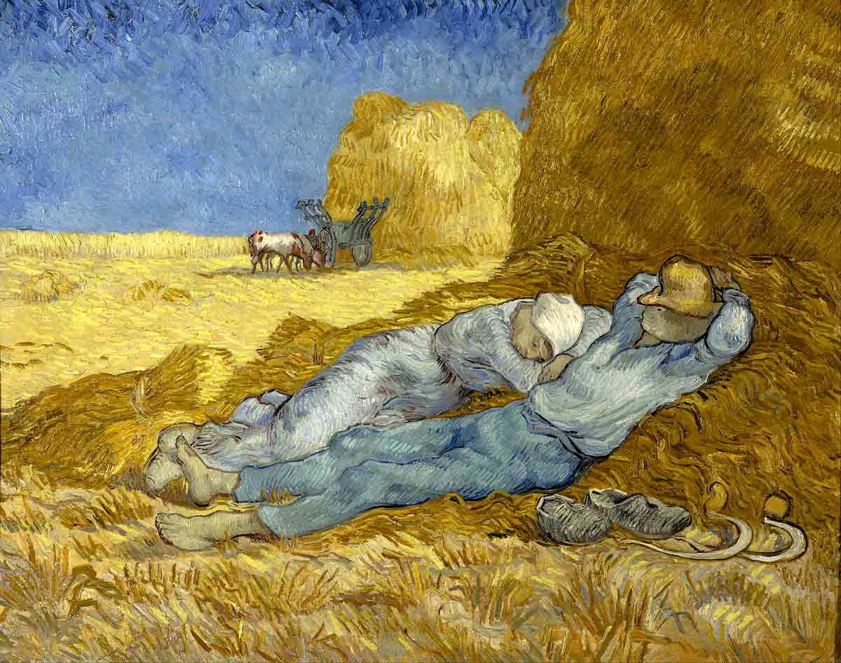 vincent van gogh siesta painting