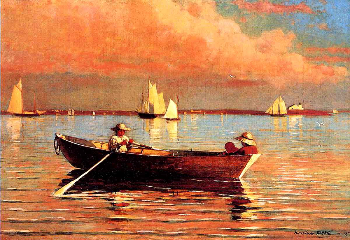winslow homer gloucester harbor painting