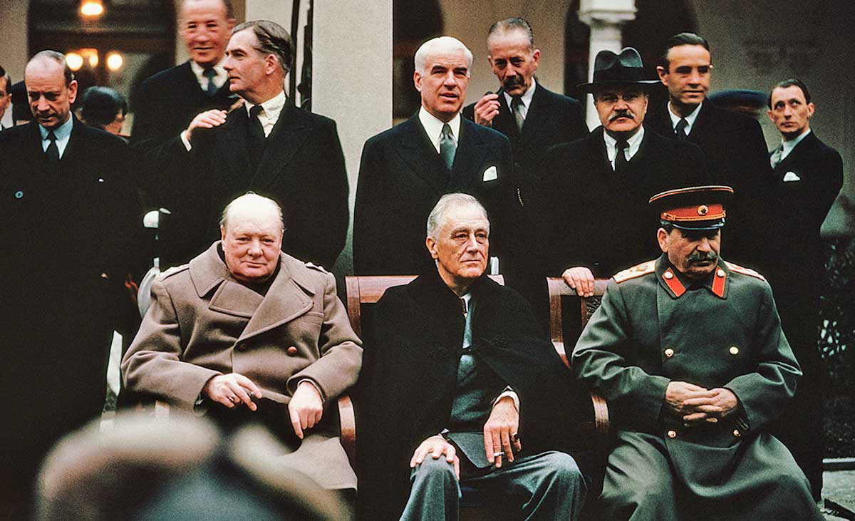 World leaders during the Yalta Conference: Source: history.com