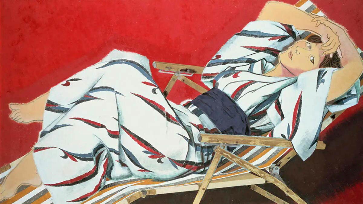 yuki ogura ko chan resting painting