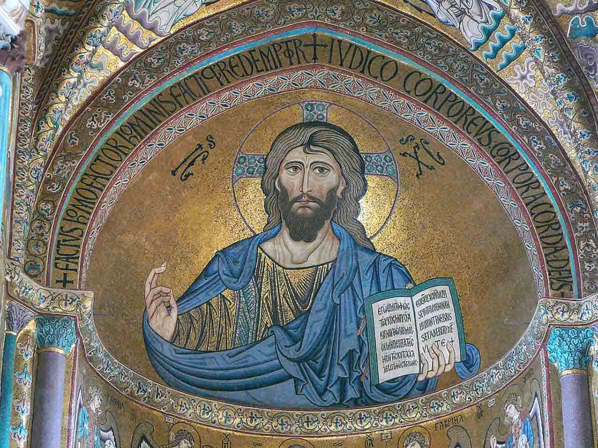Christ Pantokrator Cathedral Cefalù Sicily