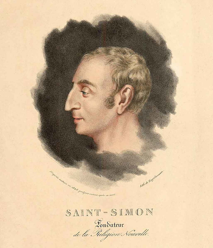 Henri de Saint-Simon, founder of New Christianity, Source: Wikimedia Commons