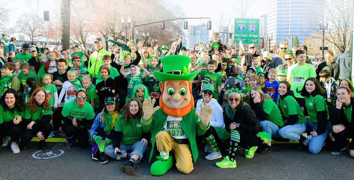 A St Patrick’s Day fun run in Portland, Oregon. Source: Luxurious Magazine