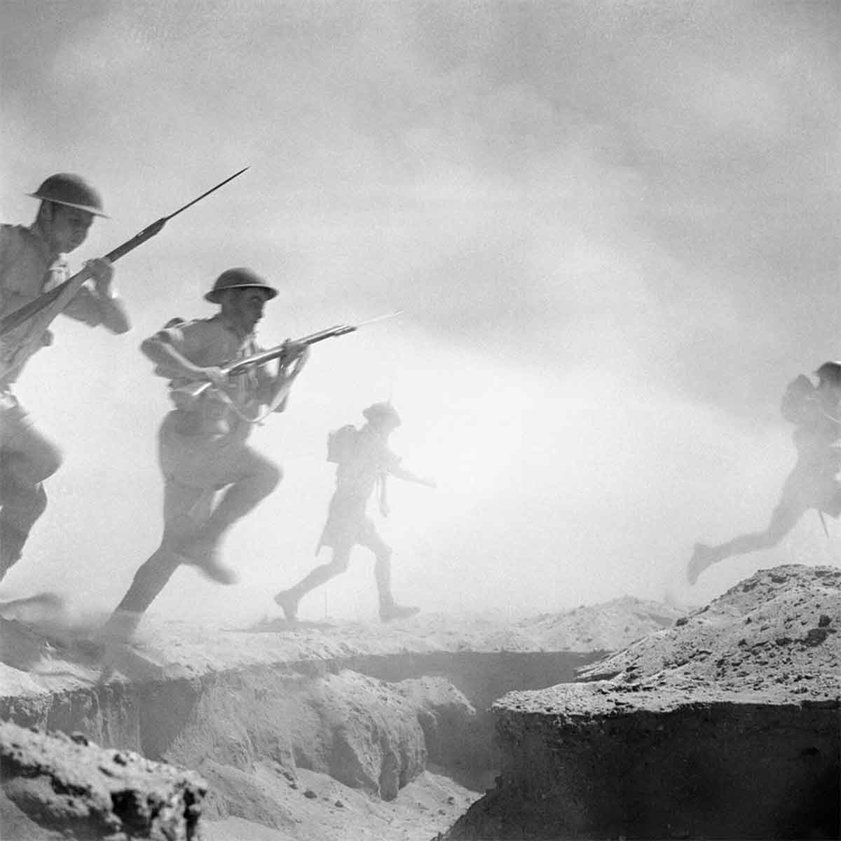 british troops advance