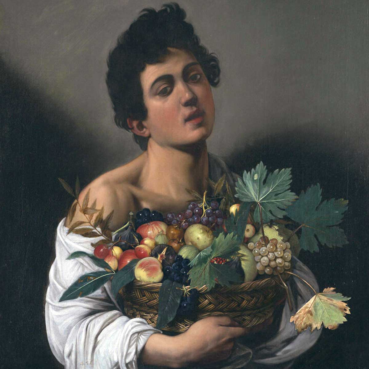 caravaggio boy basket fruit
