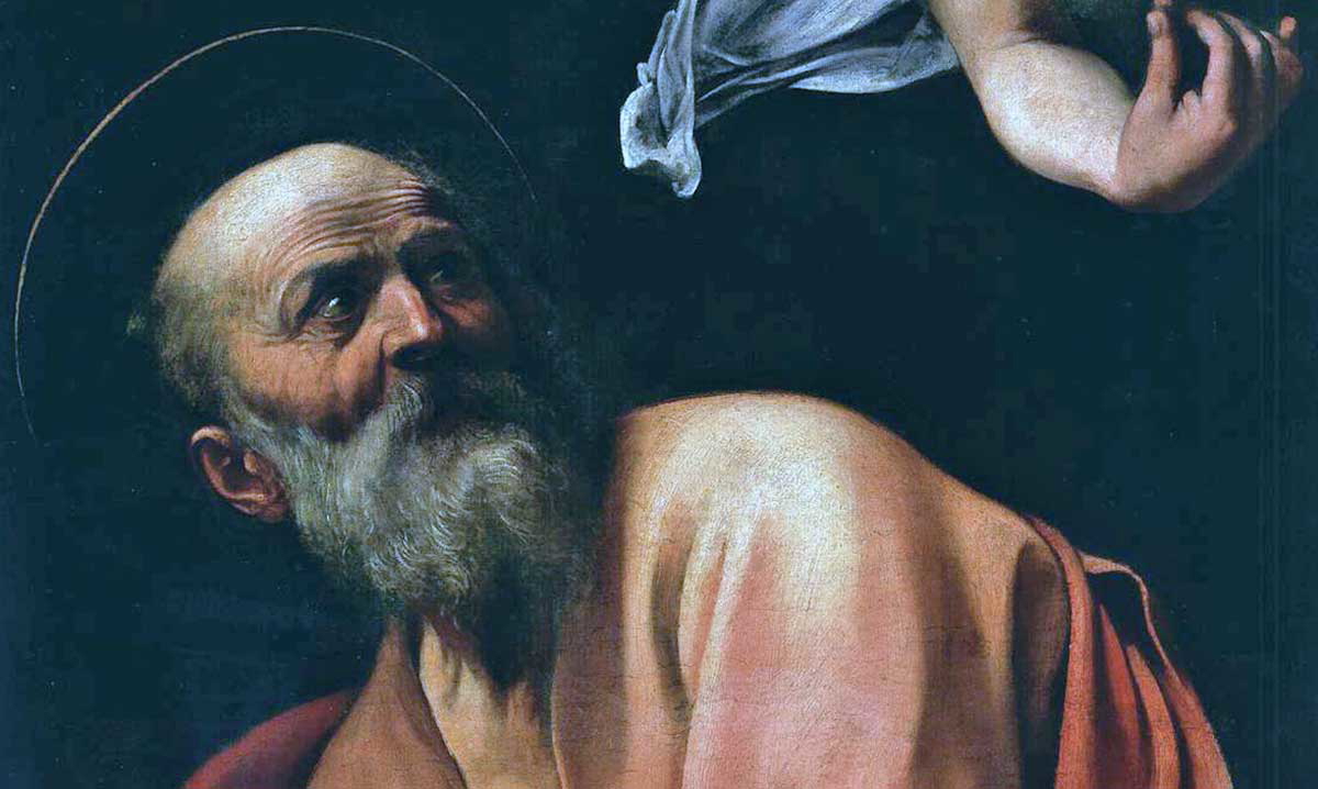 caravaggio detail inspiration matthew face