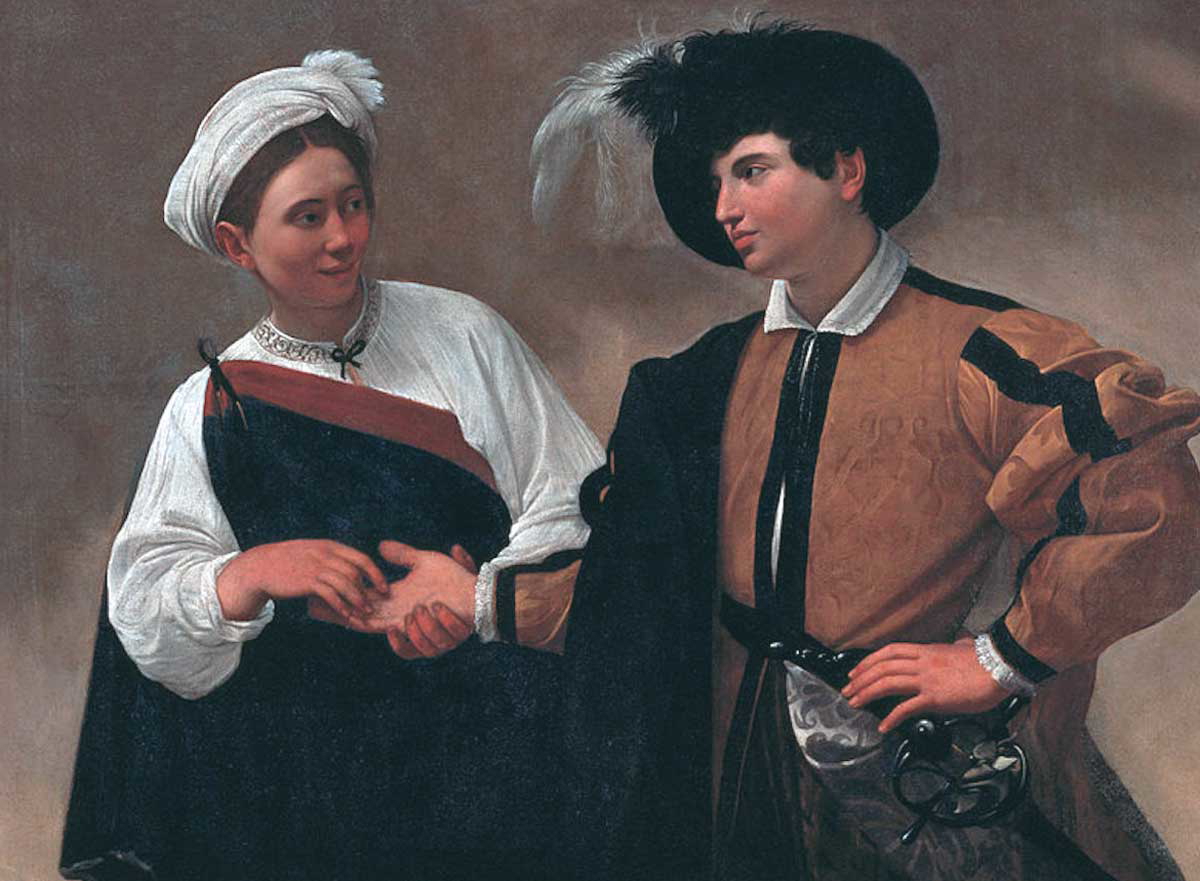 caravaggio fortune teller
