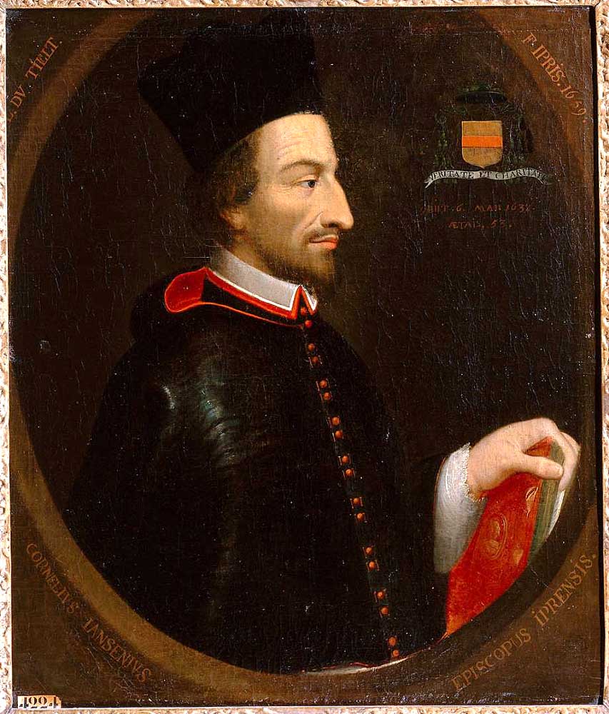 Portrait of Cornelius Jansenius, after an engraving by Anthony van der Does, c. 1695-1704. Source: Museum Catharijneconvent