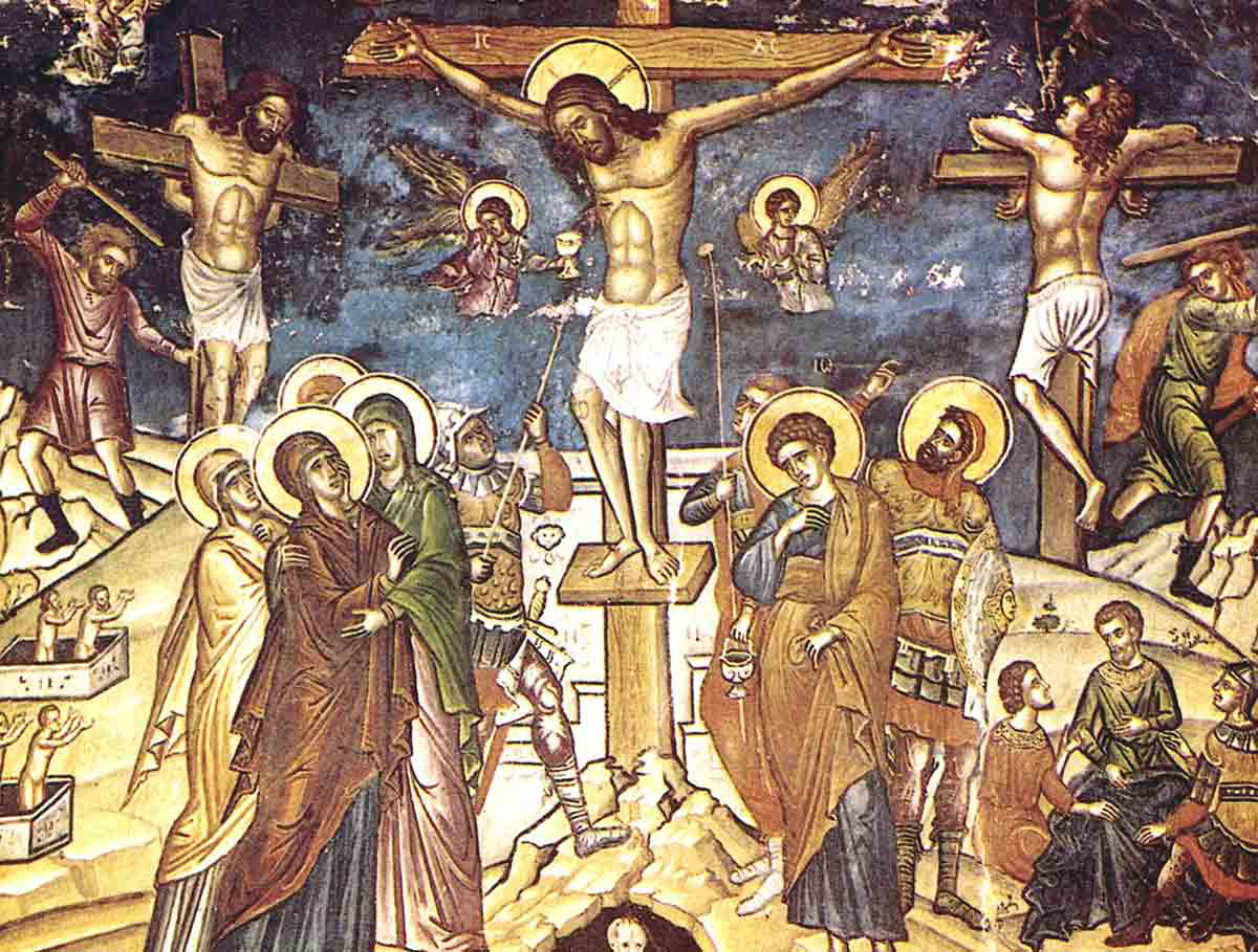 crucifixion fresco theophanes the cretan