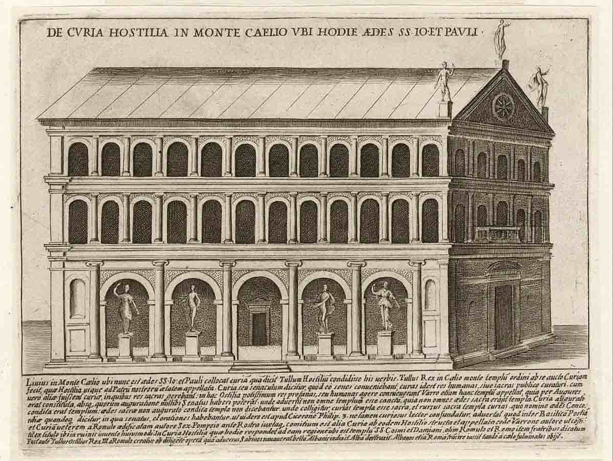 curia hostilia early senate meeting place