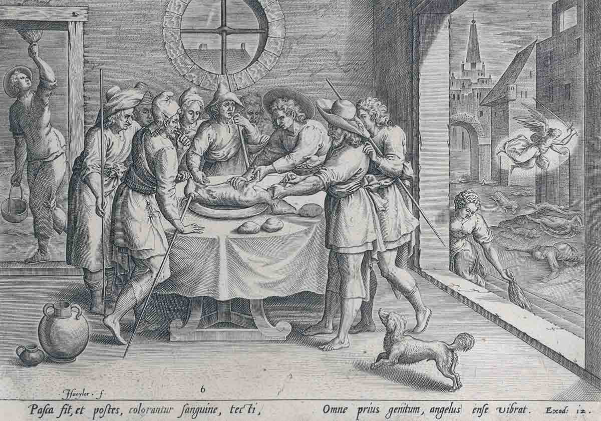 dutch passover preparation illustration good friday