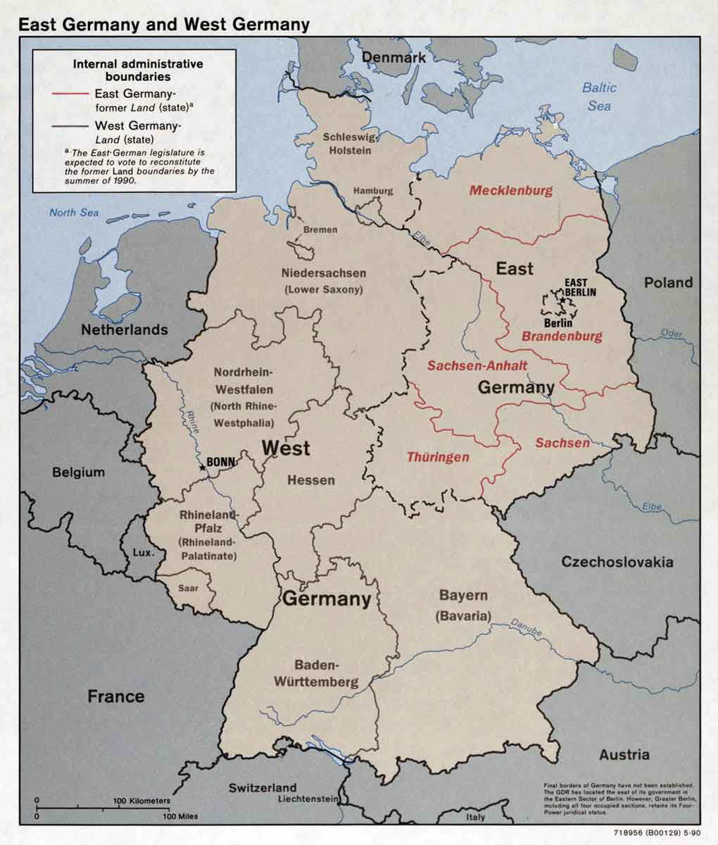 east and west germany loc