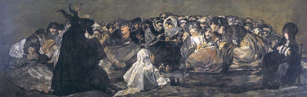 francisco goya el aqualarre painting 1820 1823