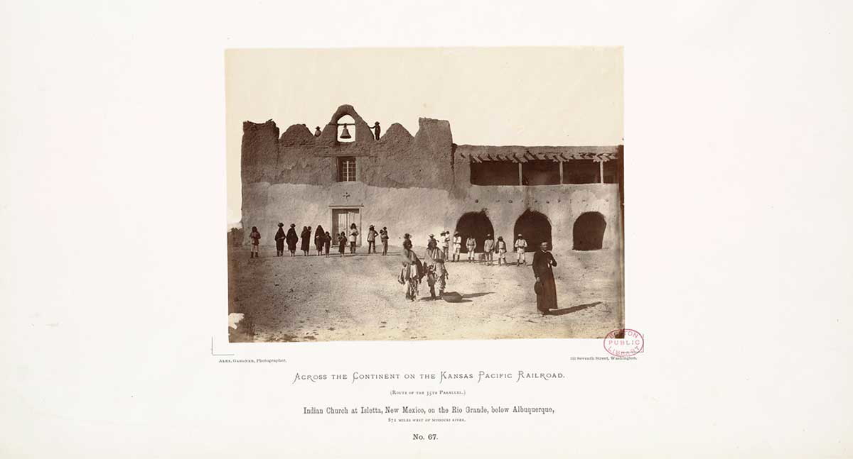 gardner across continent new mexico indian church photo