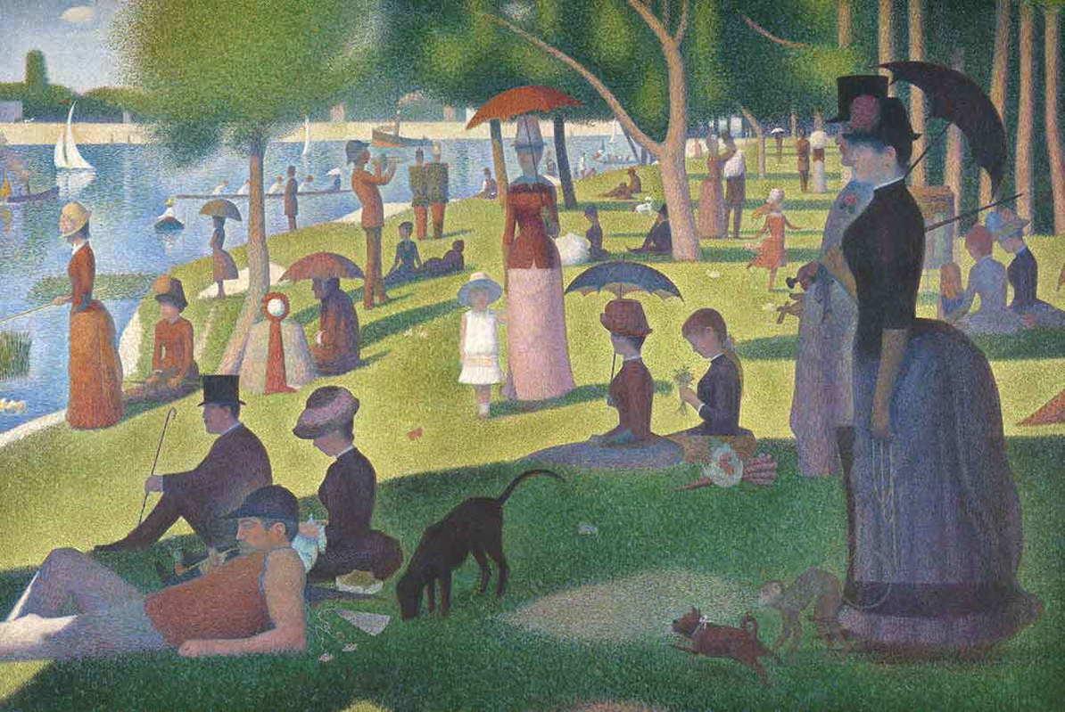 georges seurat sunday on la grande painting