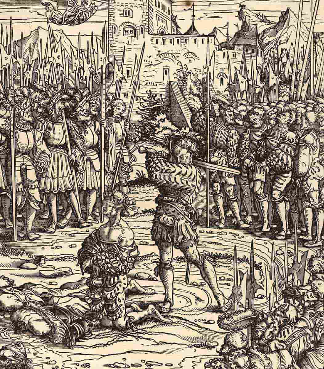 hans burgkmair the execution of the guardian of kufstein