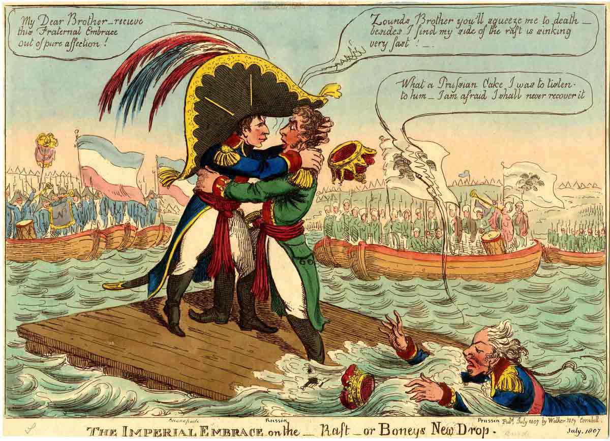 imperial embrace cartoon tilsit