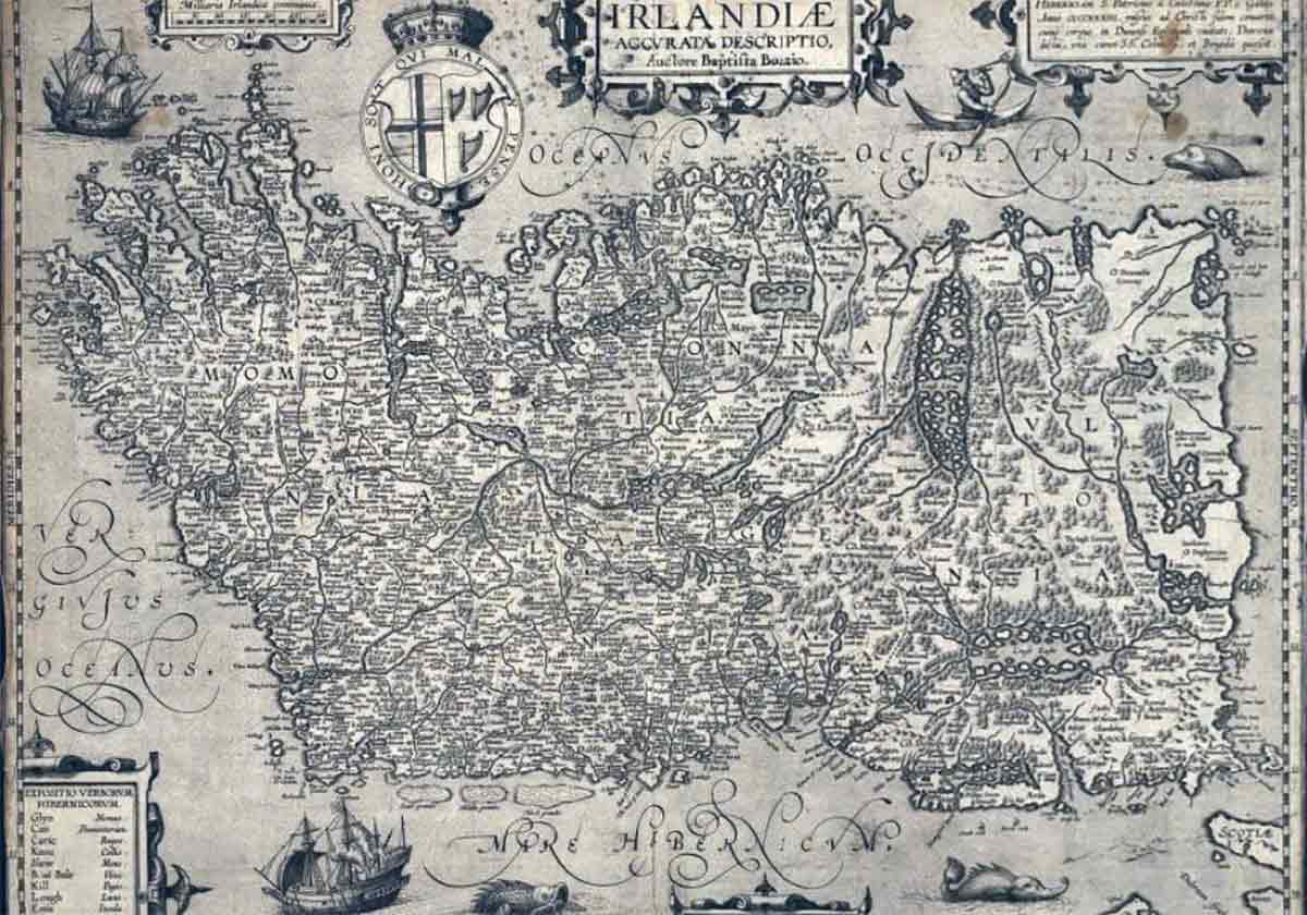 ireland country renaissance map