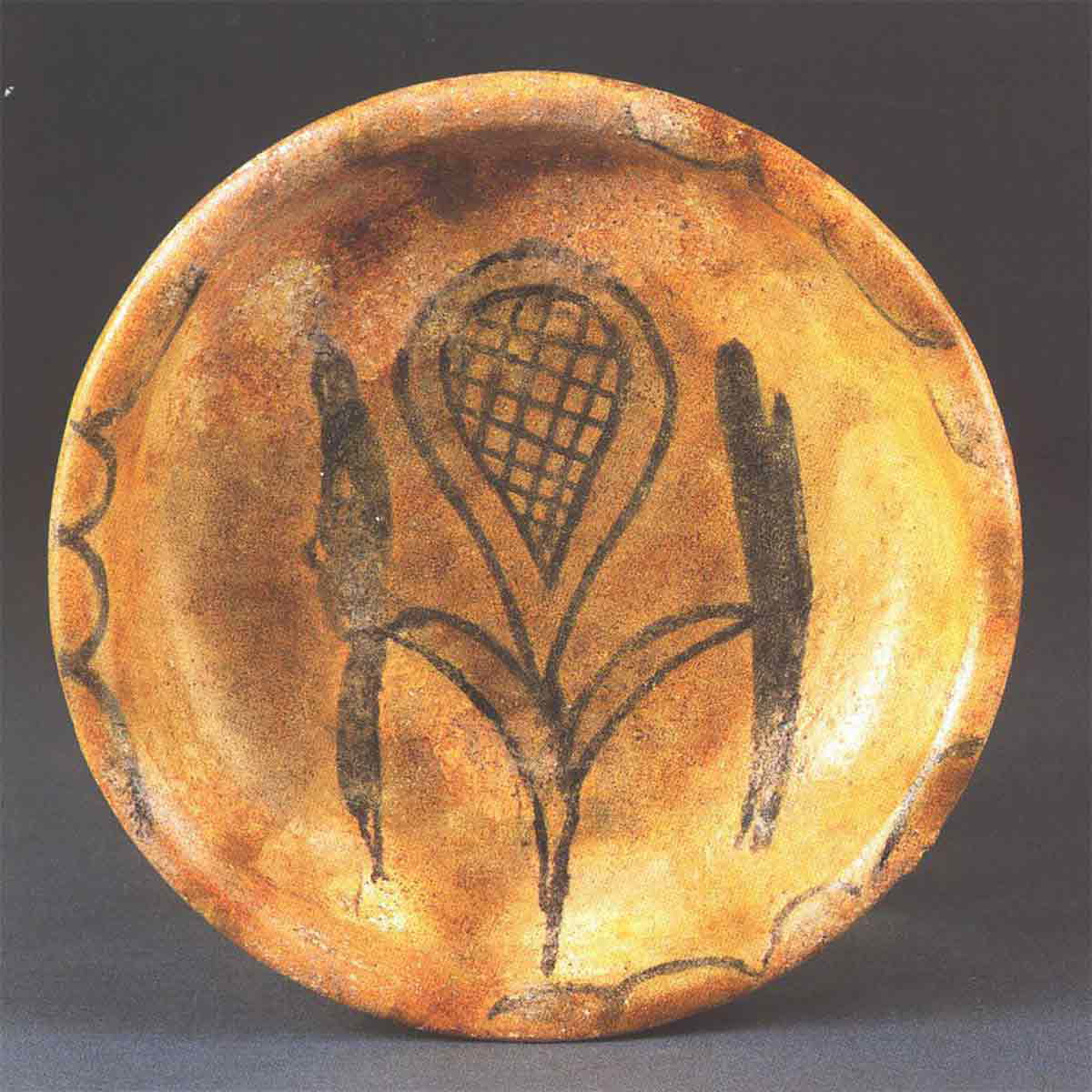 islamic bowl polychrome decoration