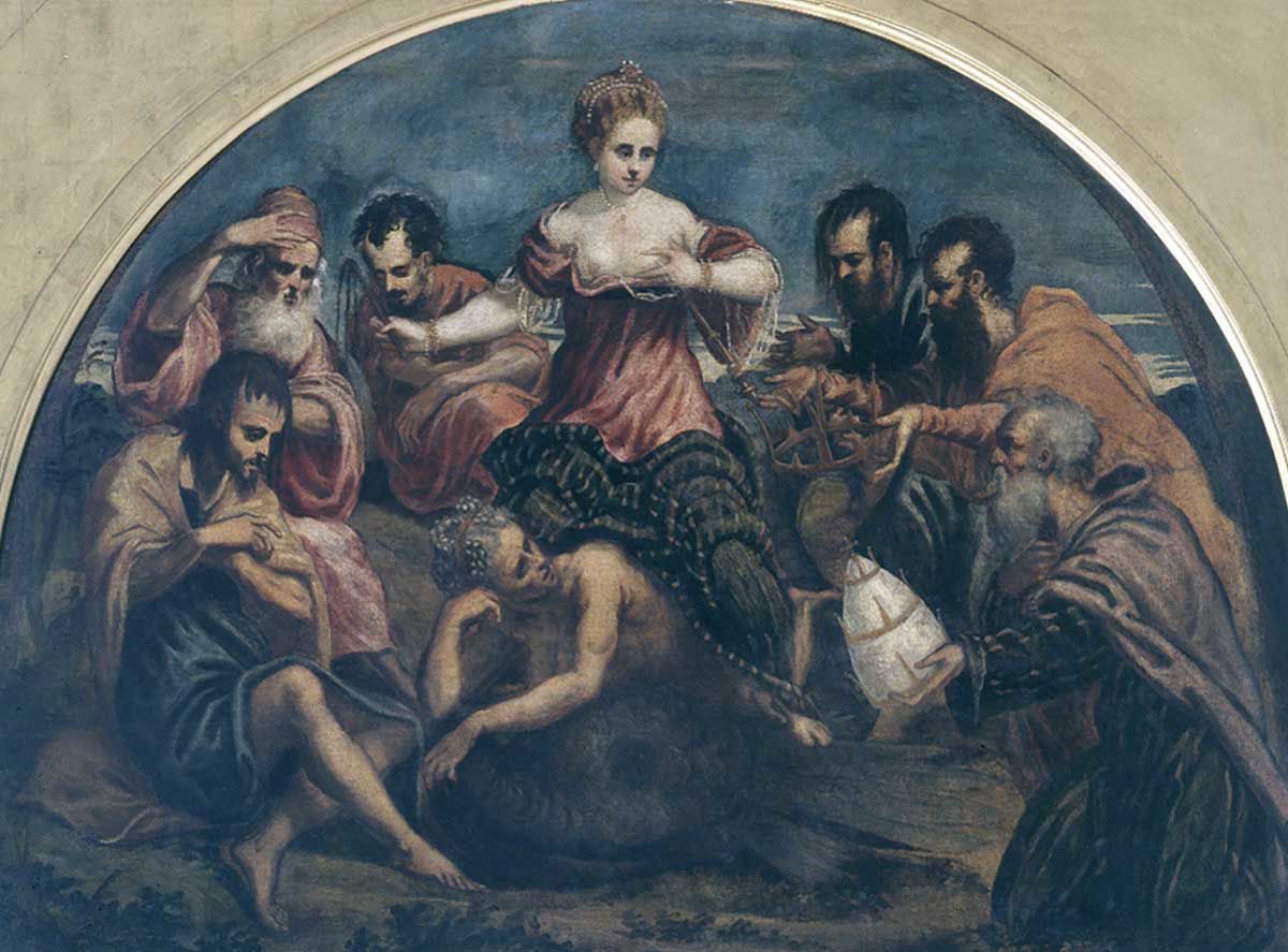 jacopo tintoretto allegory fortune painting