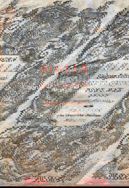 The Latin Vulgate. Source: Wikidot