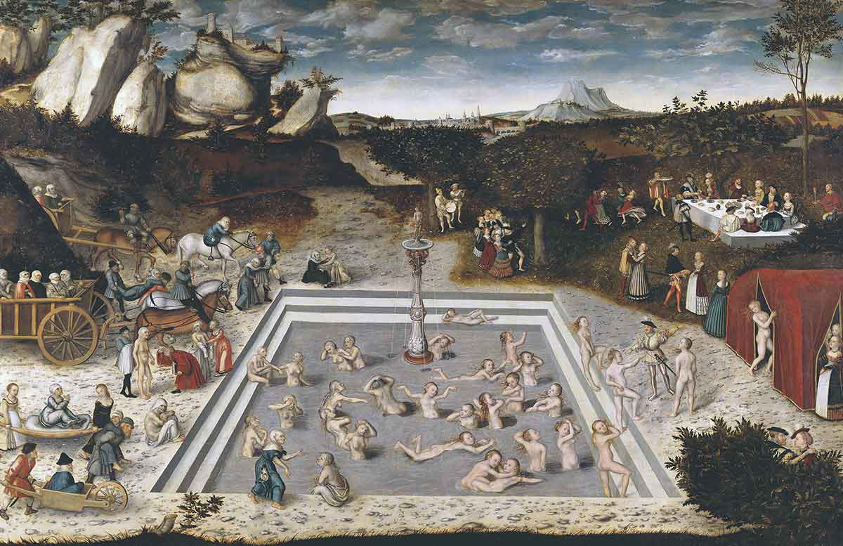 lucas cranach fountain youth painting