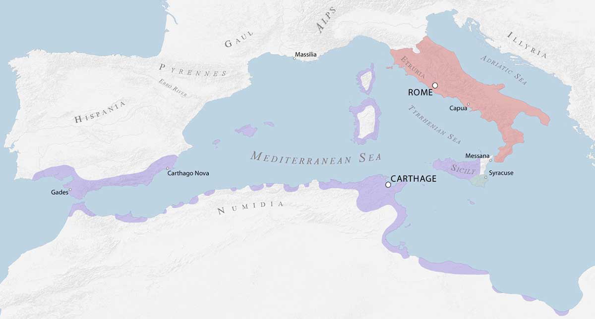map mediterranean