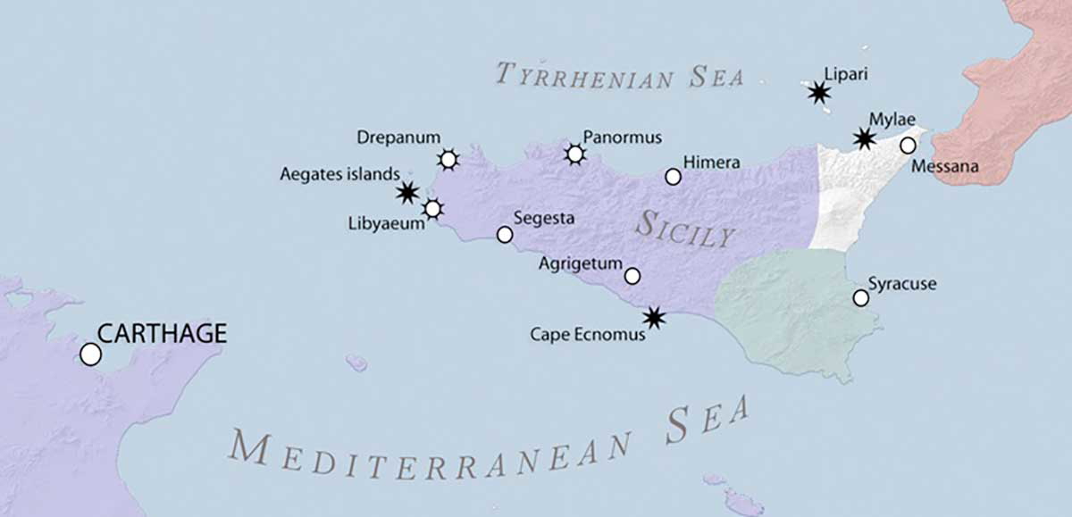 map sicily