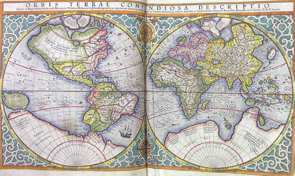 mercator world renaissance map