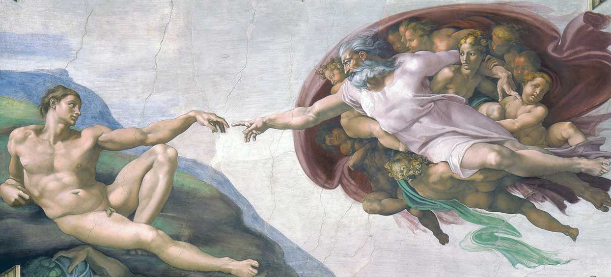 michelangelo creation of adam