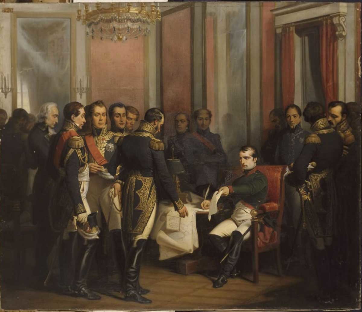 napoleon abdication fontainebleau bouchot