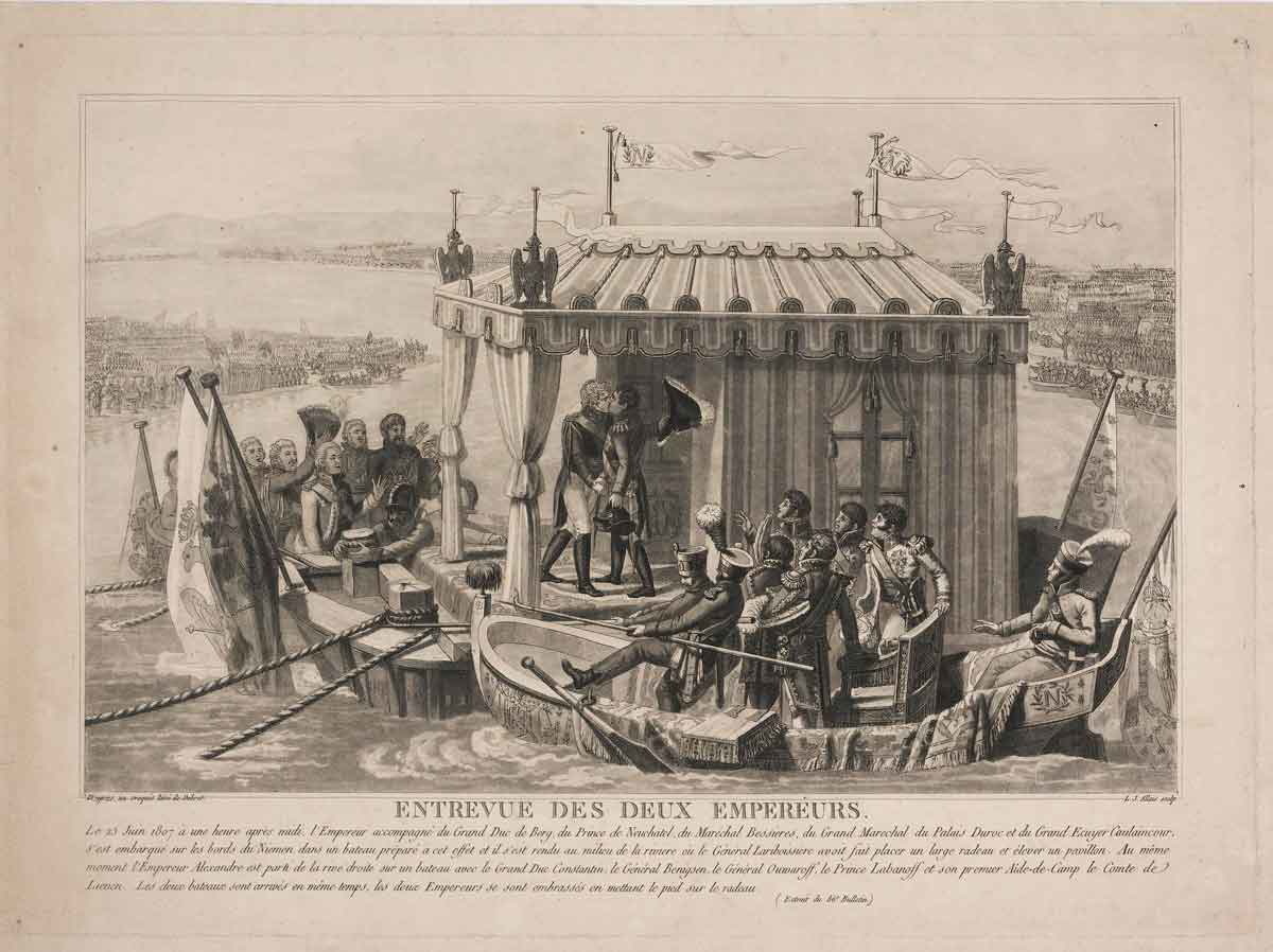 napoleon alexander tilsit raft