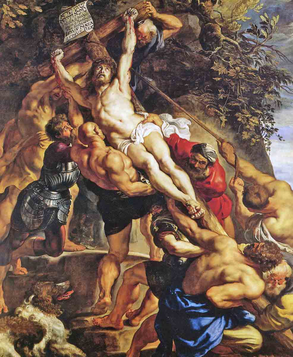 rubens altarpiece raising cross