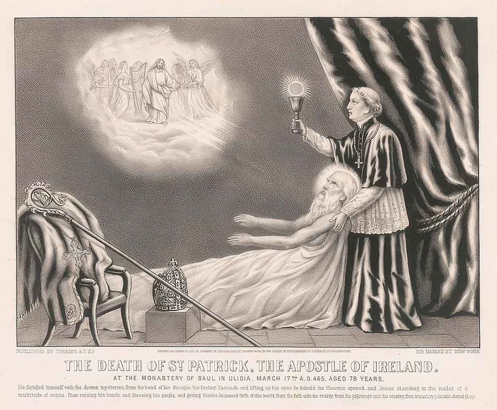 Death of St Patrick, source: Library of Congress