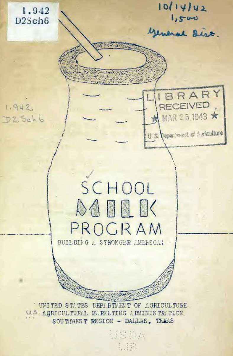 school milk program stronger america government campaign 1942
