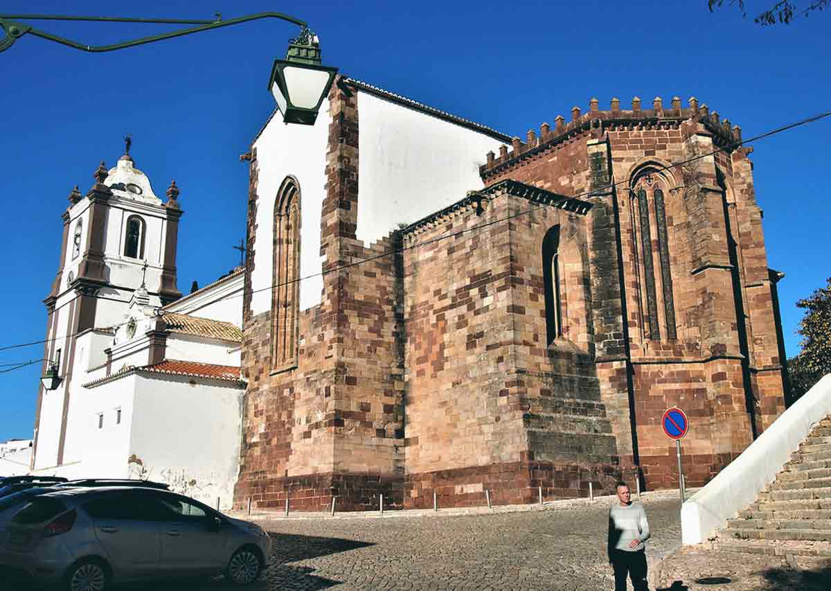 silves cathedral red sandstone