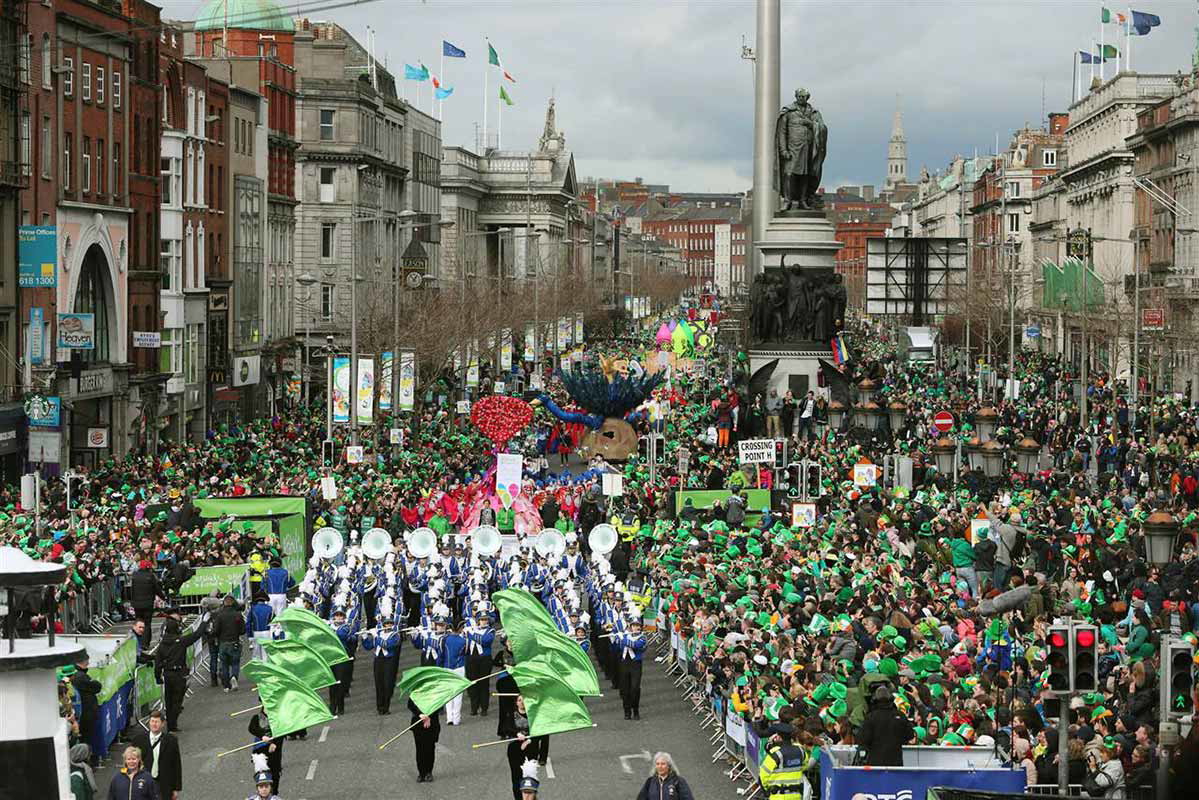 St Patrick’s Day celebrations in Dublin. Source: BBC