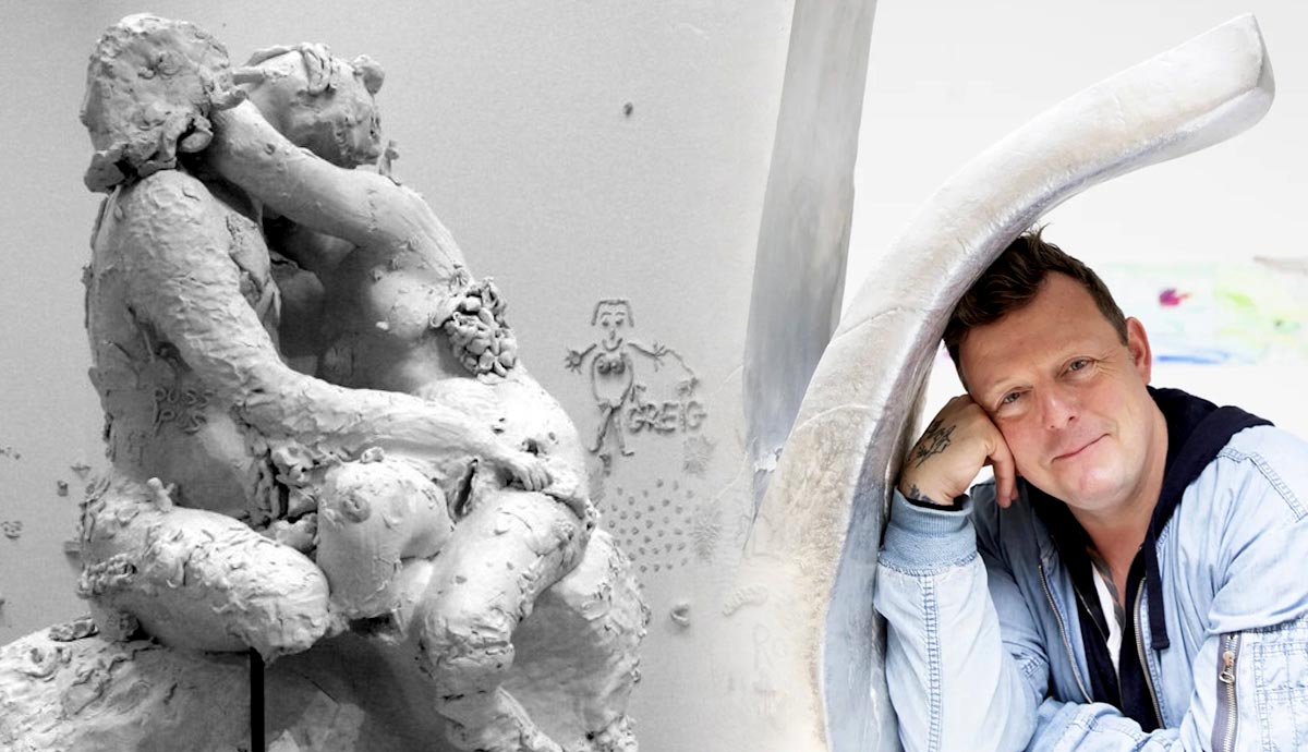 urs fischer burn his sculptures