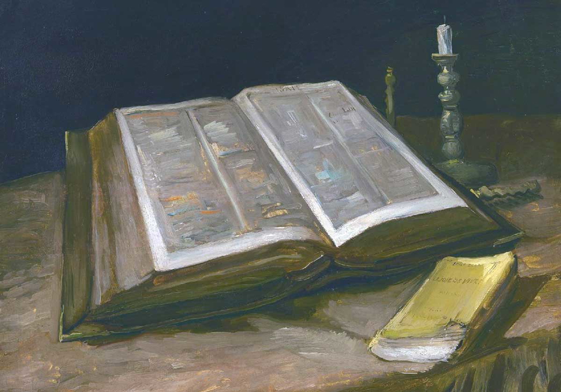 Still Life with Bible, by Vincent van Gogh, 1885. Source: The Van Gogh Museum