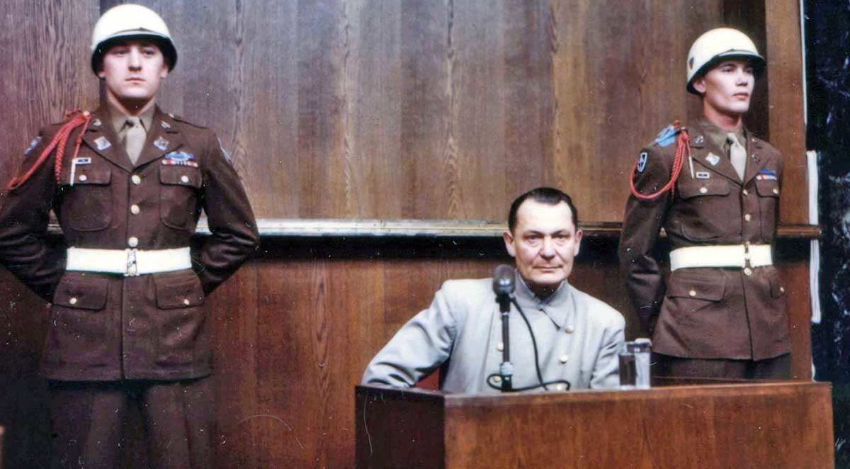 Goering on Trial Source: U.S. Holocaust Memorial Museum