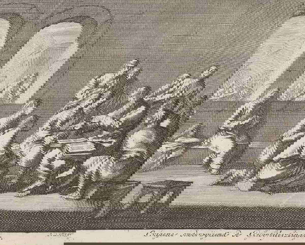 Origen Students, by Jan Luyken, 1700. Source: Pictura Antique Prints