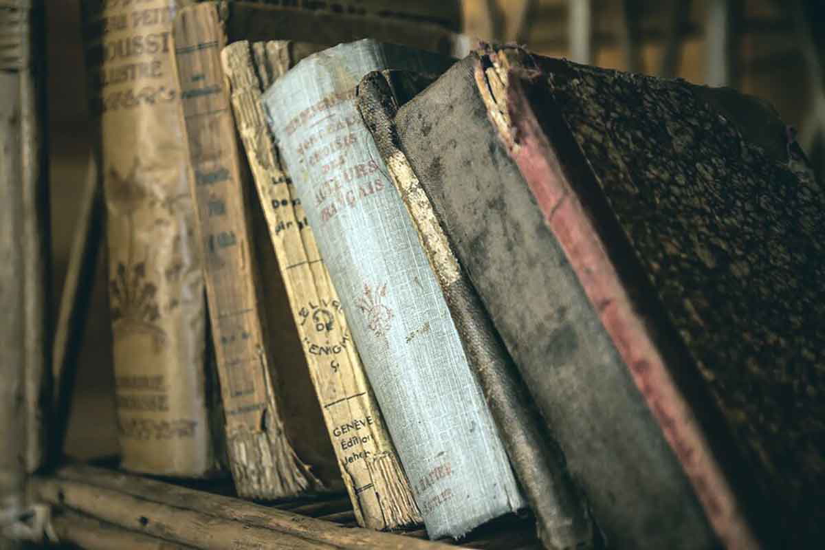 A Picture of Antique Books. Source: Pixabay