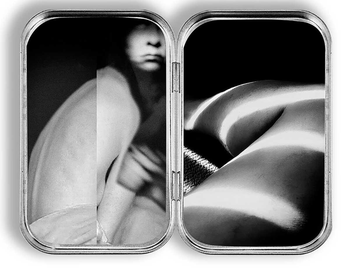 asian woman behind glass blurred photography art