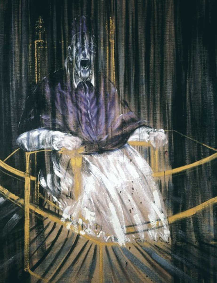 bacon study after velazquez pope innocent x