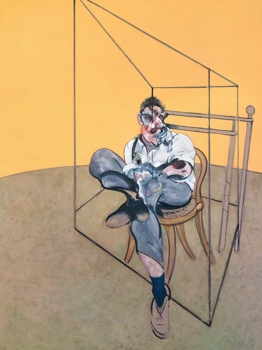 bacon three studies lucian freud center panel