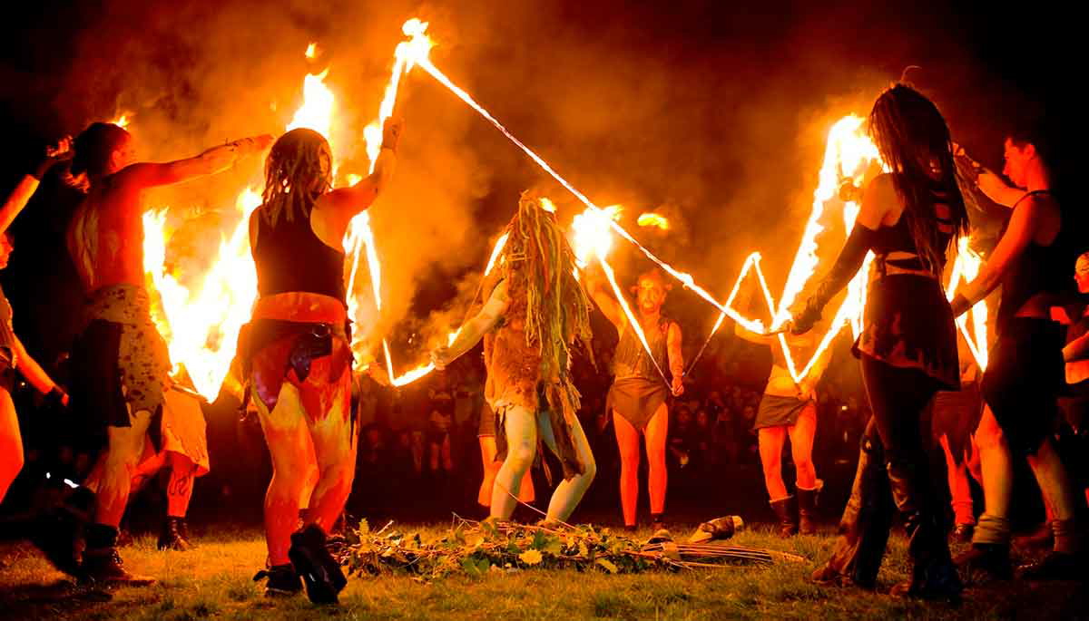 Beltane fire celebrations. Source: Lux Heart