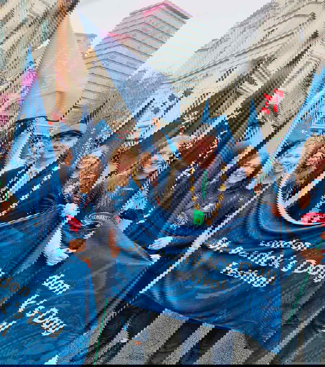 blue st pats day